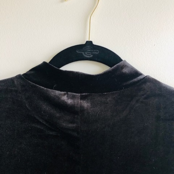 Zara Tarfaluc Short Sleeve Velvet Midi Dress - Picture 6 of 7